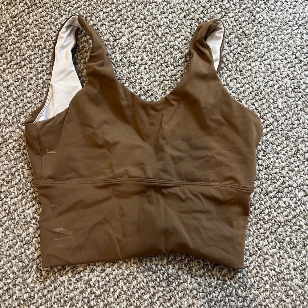 Brown Sports Bra